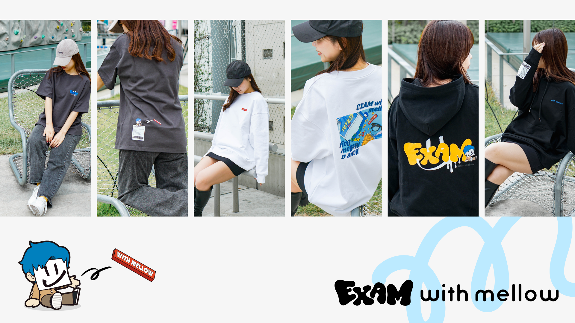 店舗良い 〜EXAM mellow with EXAM パーカー、Tシャツ、トレーナー ...